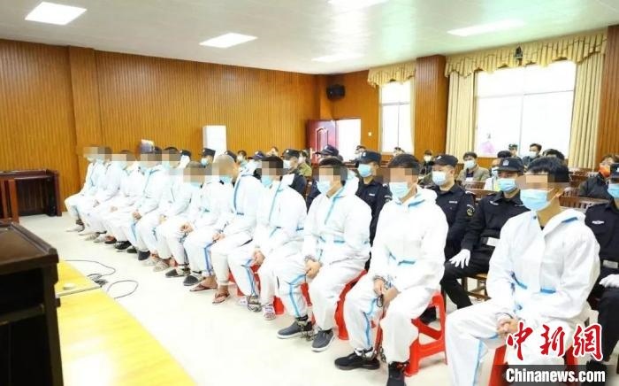 圖為庭審現(xiàn)場?！|蘭法院 攝