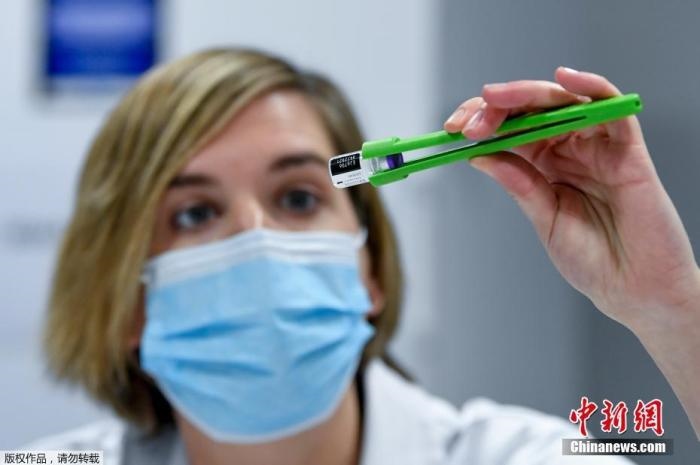 資料圖：比利時醫(yī)護人員正在準備新冠疫苗接種工作。