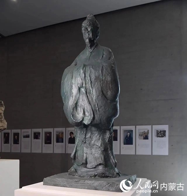 吳為山作品《管子》。實習生 楊光攝