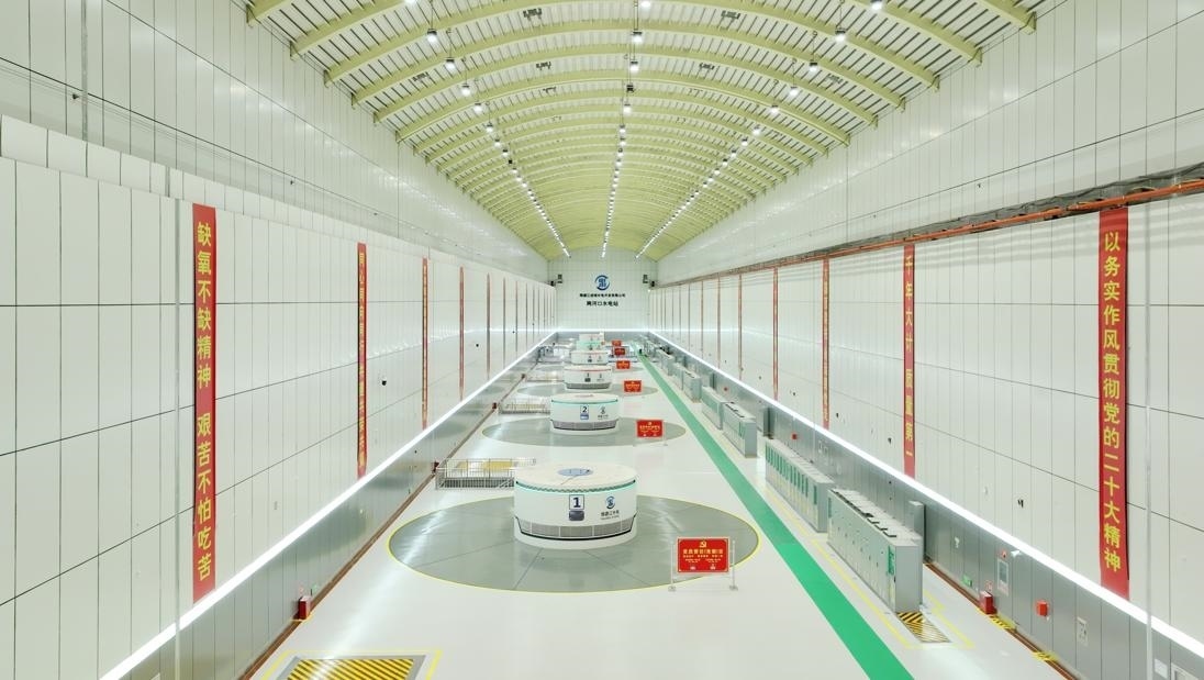 雅礱江兩河口水電站地下廠房。受訪者供圖