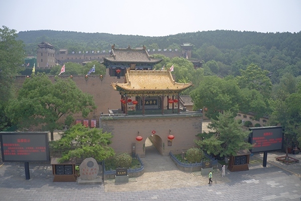 皇城相府景區(qū)（無人機照片）。人民網(wǎng)記者 王天樂攝