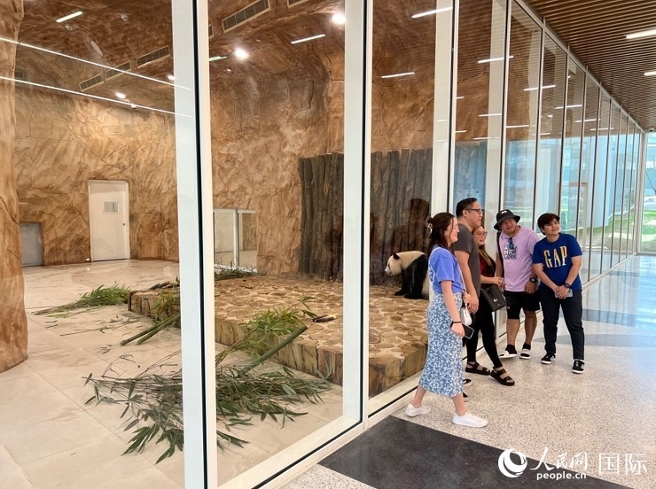 當?shù)赜慰团c“四?！焙嫌?。人民網(wǎng)記者 張志文攝