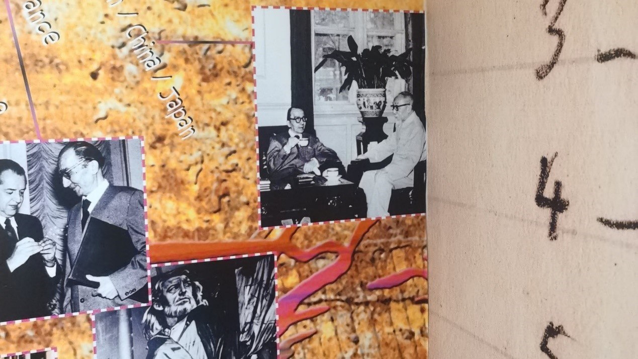 1957年，卡贊扎基斯第二次訪問中國，期間與作家茅盾進(jìn)行交流。人民網(wǎng)記者 葛泰佚攝