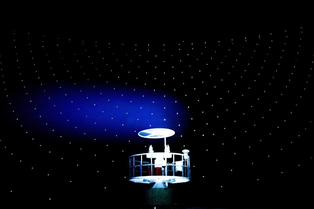 2021年3月29日拍攝的“中國(guó)天眼”測(cè)量基墩（維護(hù)保養(yǎng)期間拍攝）。新華社記者 歐東衢 攝