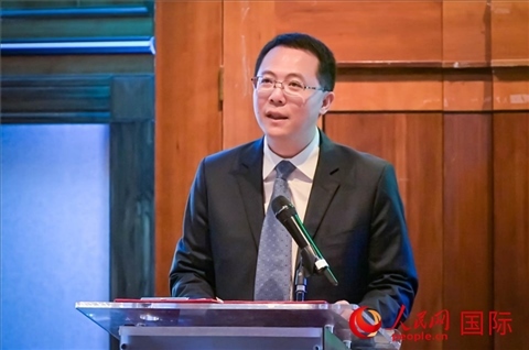 吳文海致辭。人民網(wǎng) 郭錦標(biāo)攝