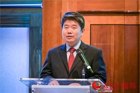 李立言致辭。人民網(wǎng) 郭錦標(biāo)攝