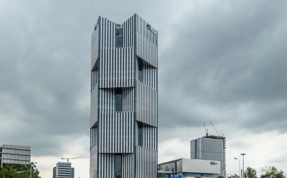 上海浦東新區(qū)，金磚國(guó)家新開(kāi)發(fā)銀行總部大樓。