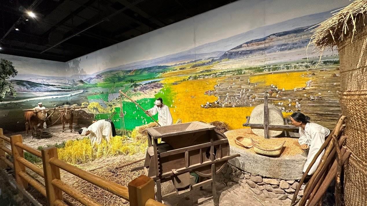 《朝鮮族民俗陳列》展廳。人民網(wǎng)記者 金洪花攝