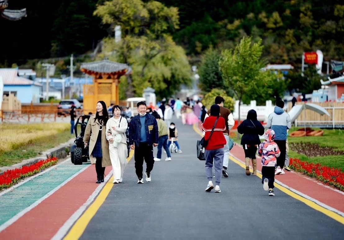 光東村干凈整潔的街區(qū)。主辦方供圖
