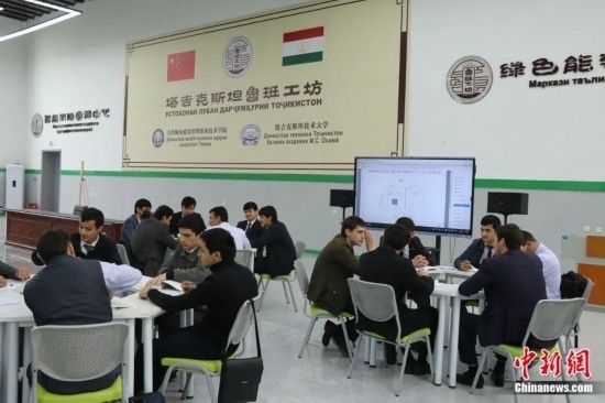 2023年4月，位于杜尚別的塔吉克斯坦魯班工坊課堂。張碩 攝