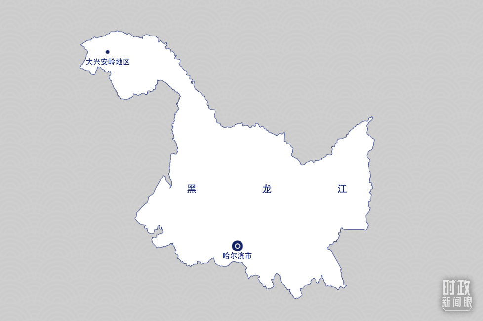 △黑龍江考察點示意圖