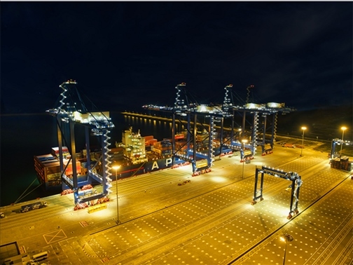 萊基港實行7×24小時裝卸作業(yè)機制。受訪者供圖