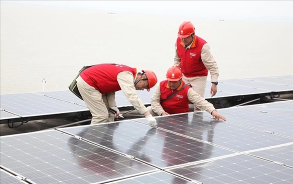 開山島微電網(wǎng)的投運建設(shè)。受訪者供圖