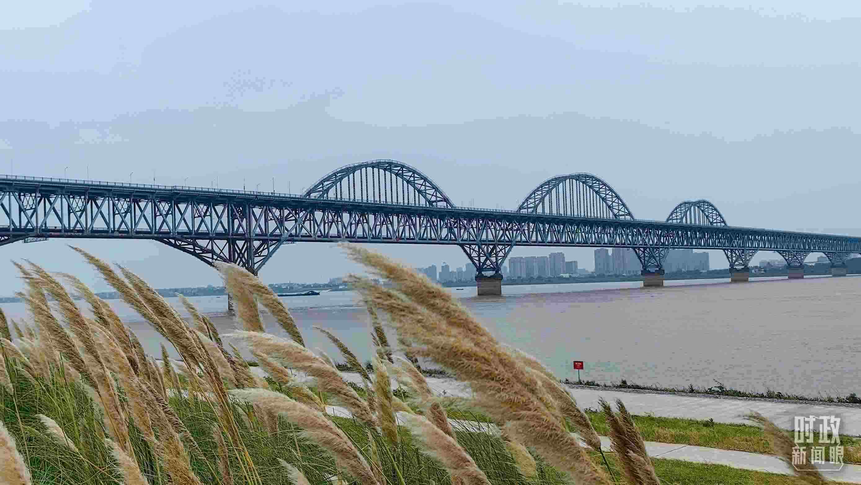 △長江國家文化公園九江城區(qū)段。（總臺央視記者段德文拍攝）