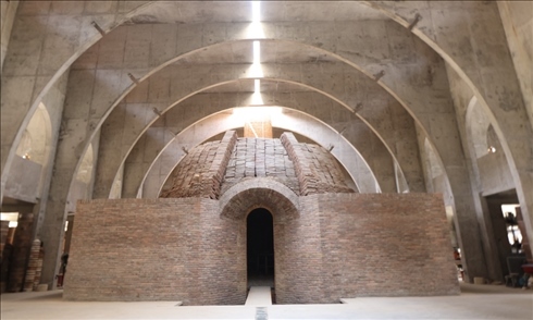 ↑ 景德鎮(zhèn)一處柴窯。（2020年7月13日攝）