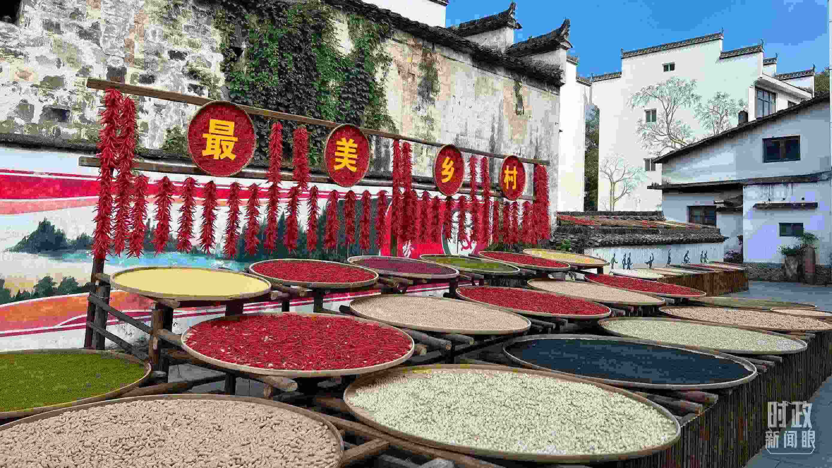 △婺源縣秋口鎮(zhèn)王村石門自然村。（總臺央視記者程鋮拍攝）