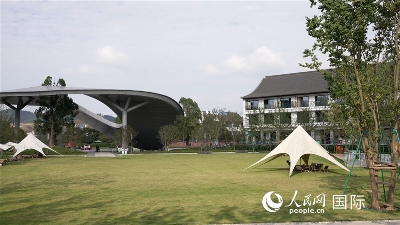 安吉露營(yíng)地。人民網(wǎng) 彭昱凱攝