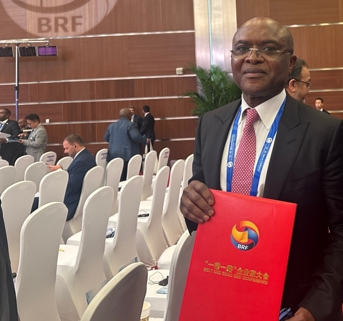 “一帶一路”企業(yè)家大會(huì)的外方代表。人民網(wǎng)記者 申佳平攝