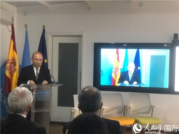 生態(tài)環(huán)境部應(yīng)對(duì)氣候變化司一級(jí)巡視員孫楨在研討會(huì)上致辭。 人民網(wǎng)記者 趙健攝