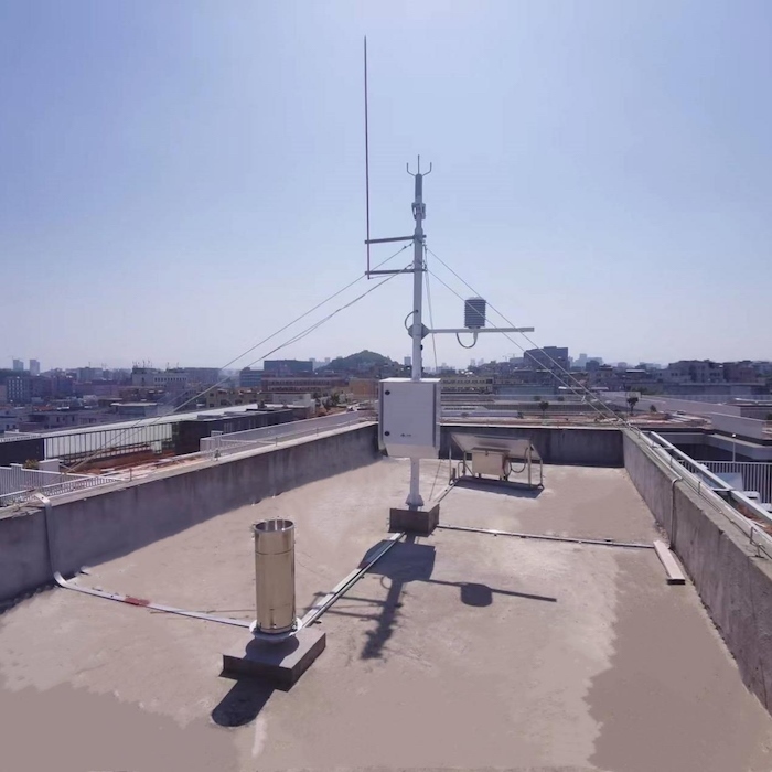 龍華區(qū)社區(qū)多要素自動(dòng)氣象觀測站。龍華區(qū)應(yīng)急管理局供圖