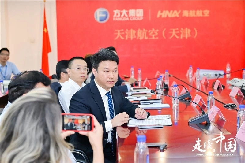 巴航工業(yè)大中華區(qū)商用飛機客戶支援經(jīng)理楊海波。主辦方供圖