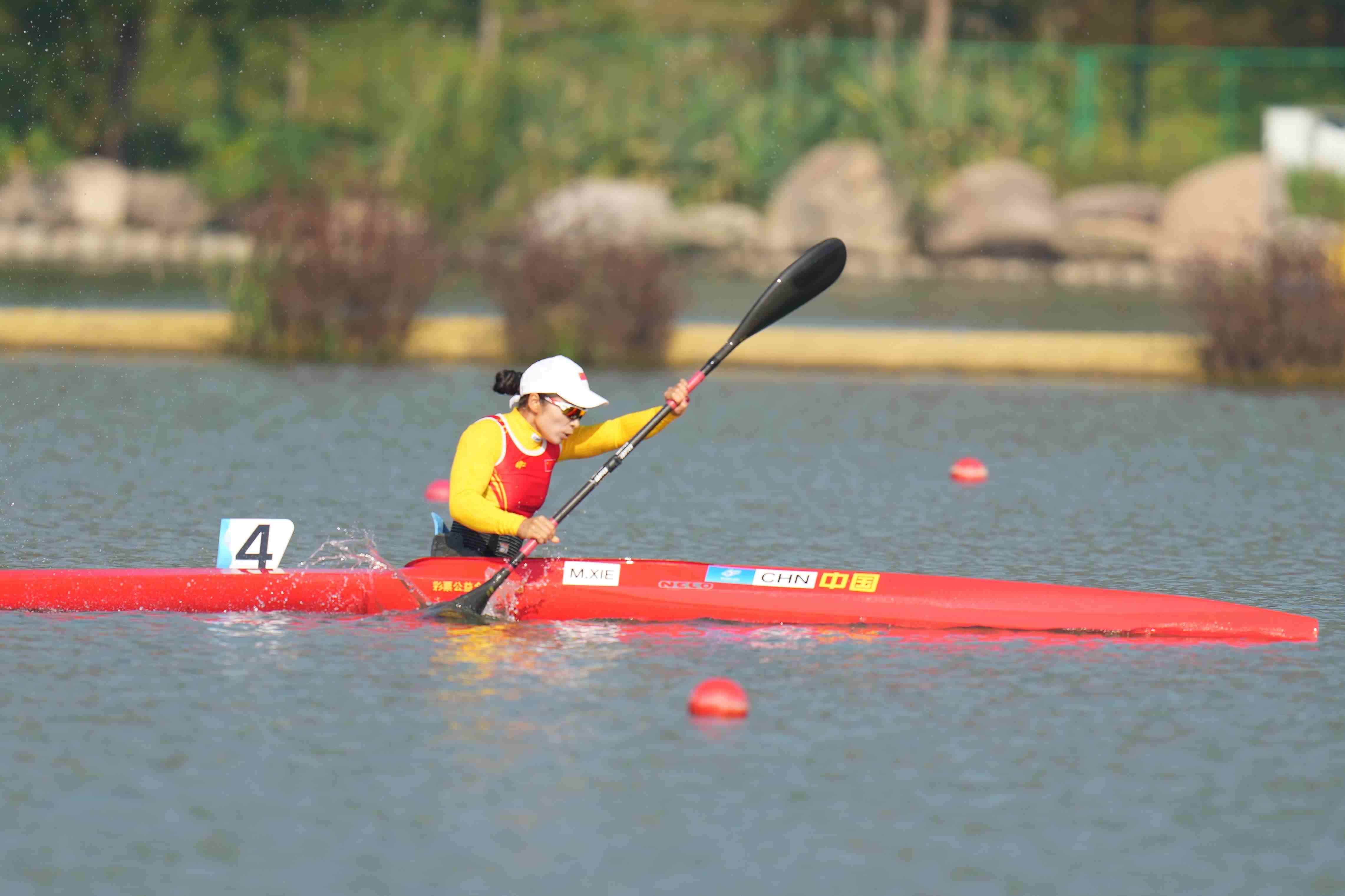 △2023年10月23日，中國選手謝毛三獲得本屆亞殘運(yùn)會(huì)首金。