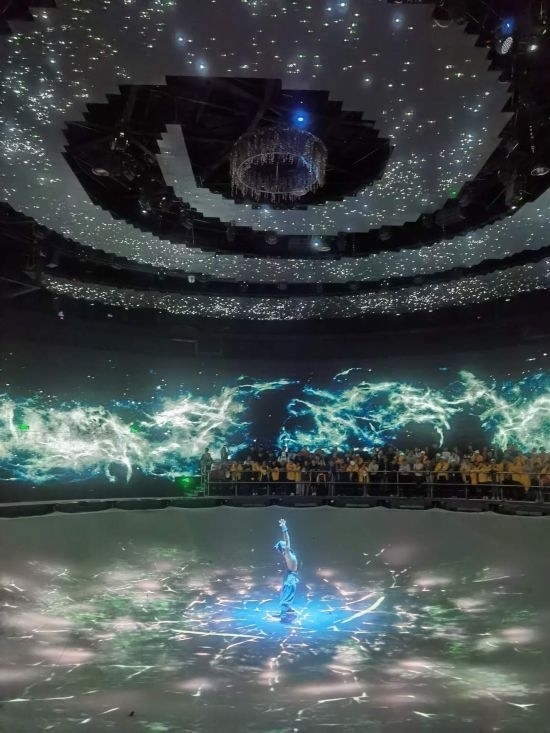 《天釀》演出場(chǎng)景。本報(bào)記者常雯宜攝