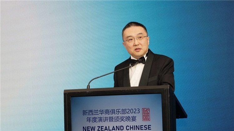 中國駐新西蘭大使王小龍。攝影：張凱