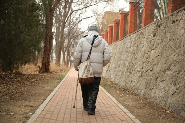 鐘萬勰院士在大連理工大學(xué)校園里。周學(xué)飛攝