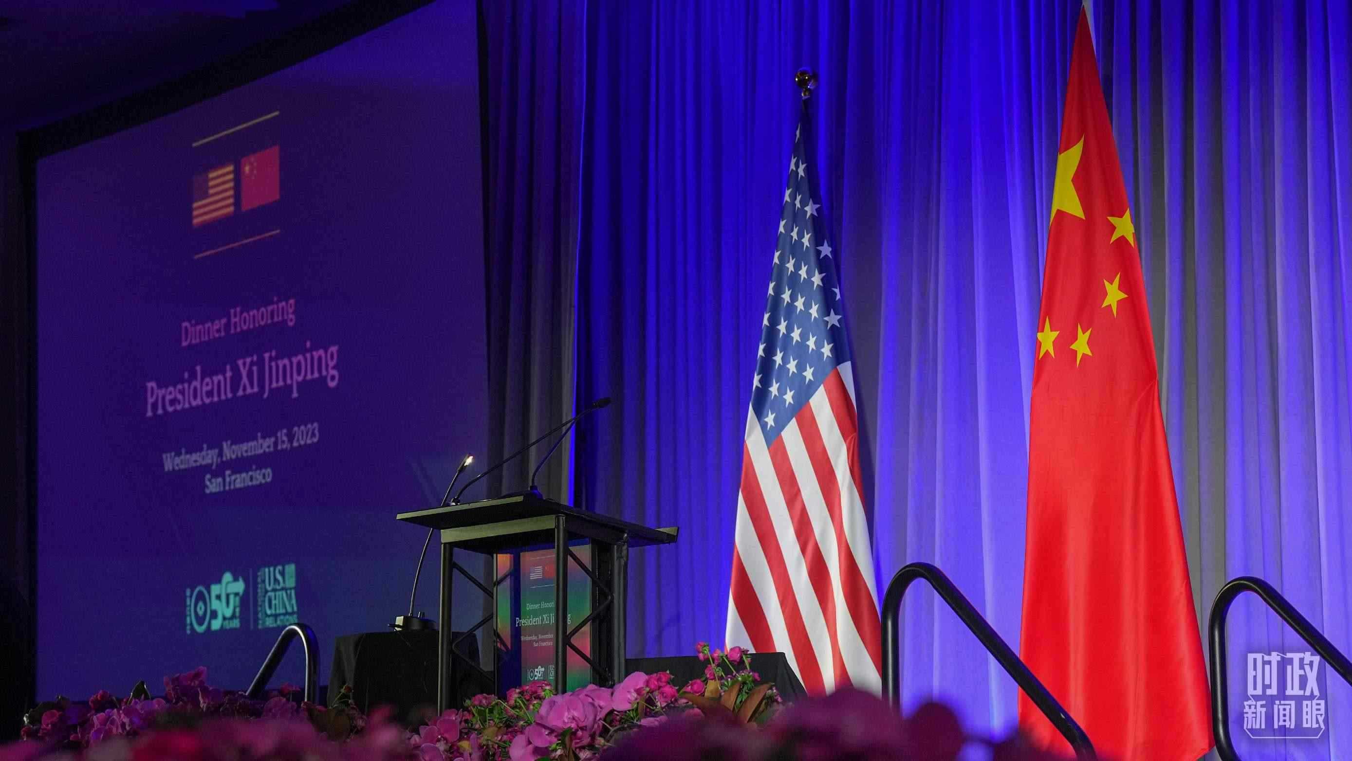 歡迎宴會(huì)當(dāng)晚，習(xí)近平在這里發(fā)表演講。（總臺(tái)國廣記者李晉拍攝）