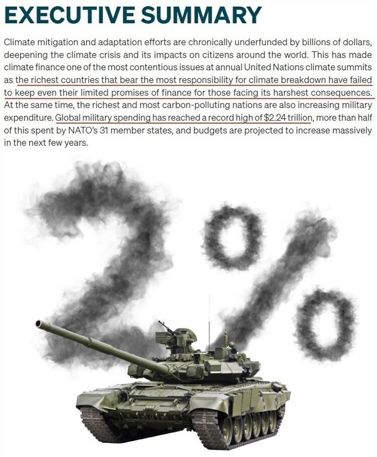 看看北約的“碳足跡”，就知道西方的氣候承諾有多扯