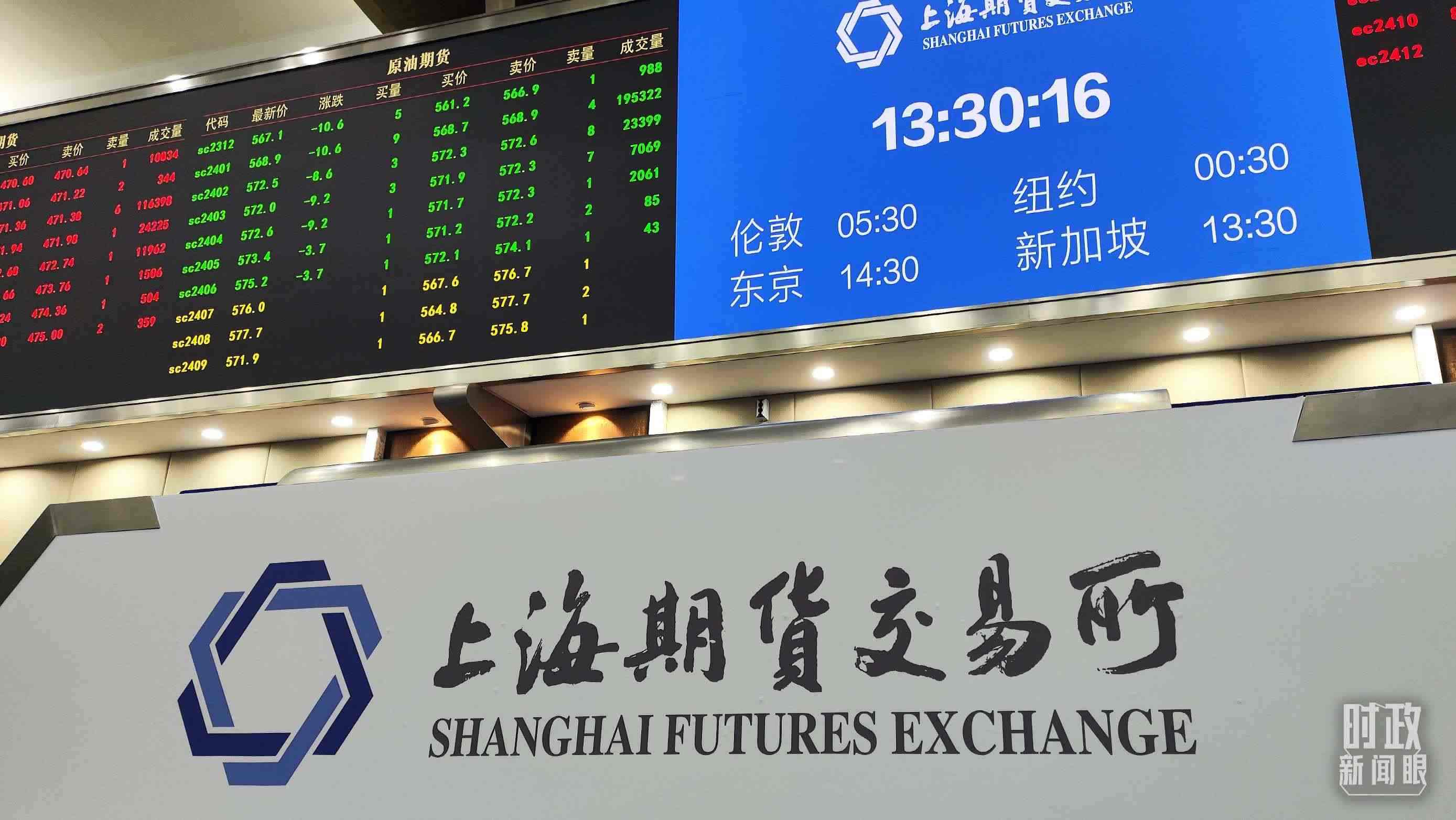 △上海期貨交易所內(nèi)。（總臺(tái)央視記者郭曉龍拍攝）