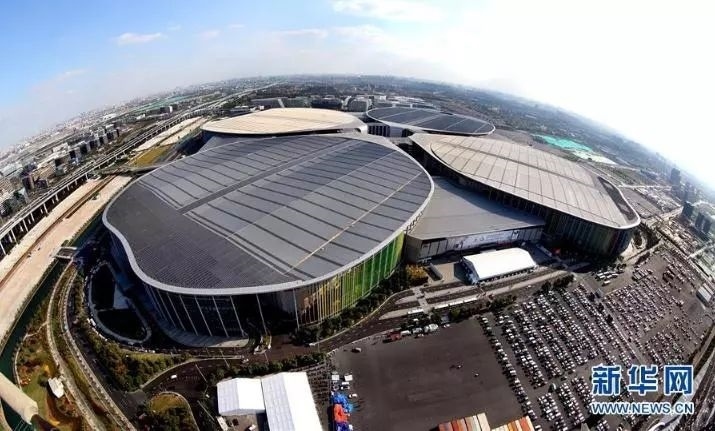 中國(guó)國(guó)際進(jìn)口博覽會(huì)舉辦場(chǎng)地——國(guó)家會(huì)展中心（上海）。新華社記者 凡軍 攝