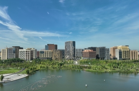 雄安新區(qū)容東片區(qū)。人民網(wǎng)記者 李兆民攝