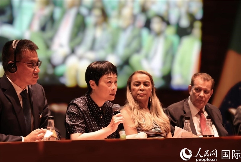 田敏出席論壇開幕式并致辭。人民網(wǎng)記者 時元皓攝