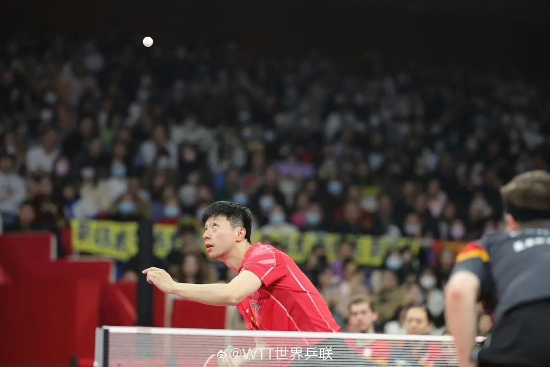 馬龍在成都混合團體世界杯比賽中