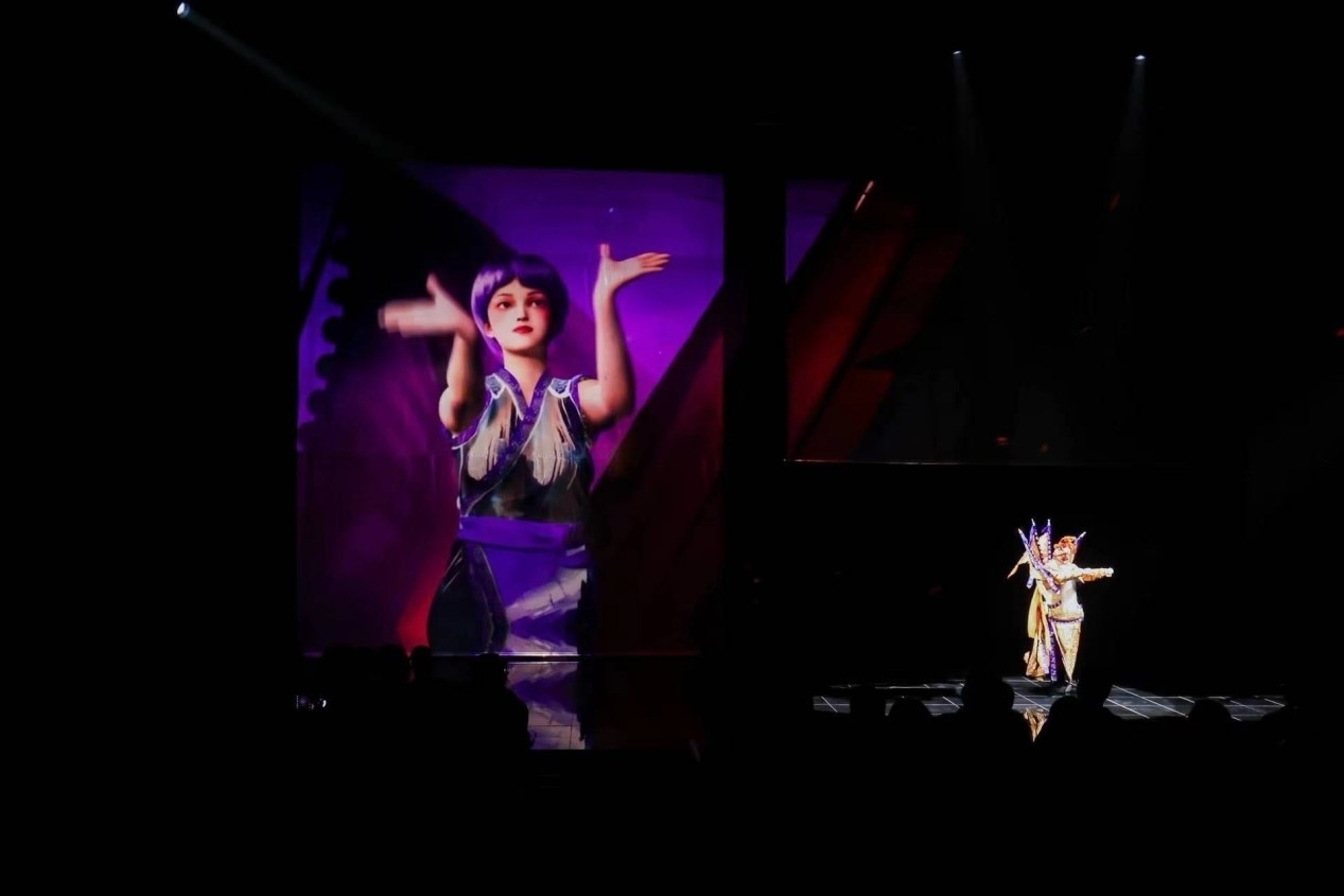 跨次元表演《新定軍山》。主辦方供圖