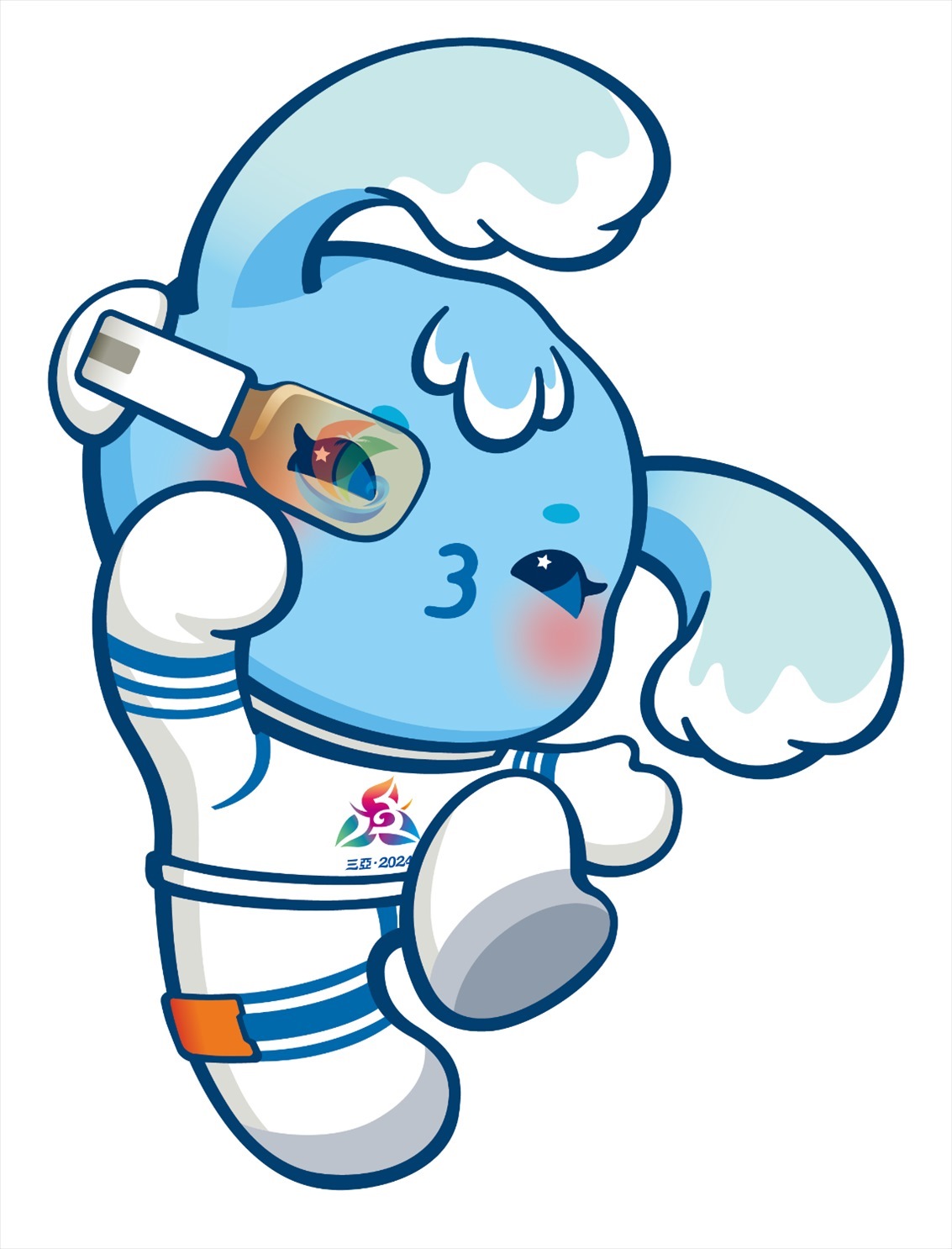 第十二屆全國少數(shù)民族傳統(tǒng)體育運動會吉祥物“吉貝”。第十二屆全國少數(shù)民族傳統(tǒng)體育運動會組委會供圖