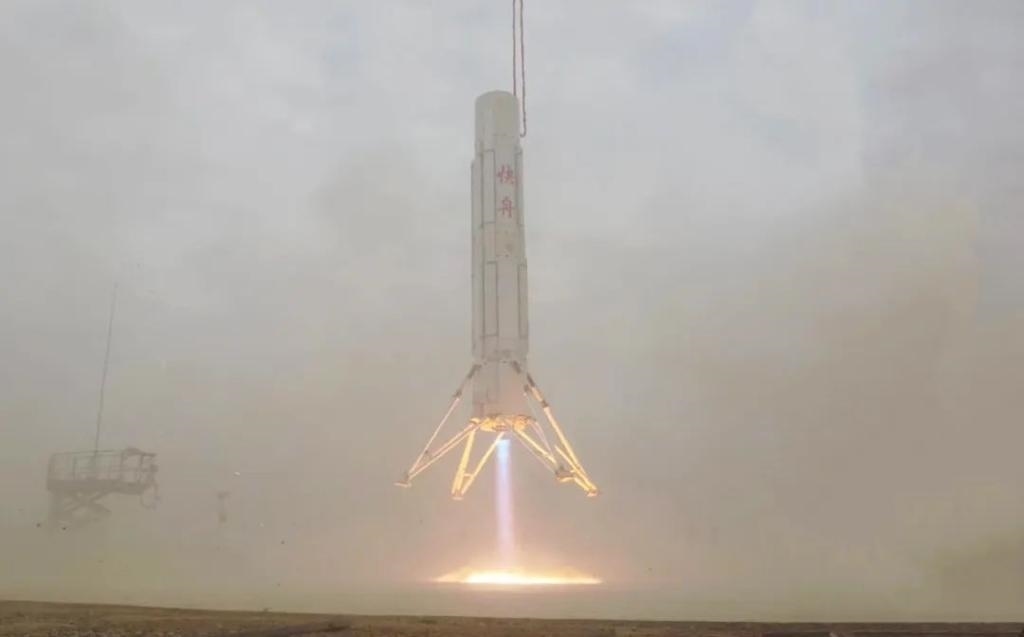 圖為垂直起降試驗。（中國航天科工集團供圖）