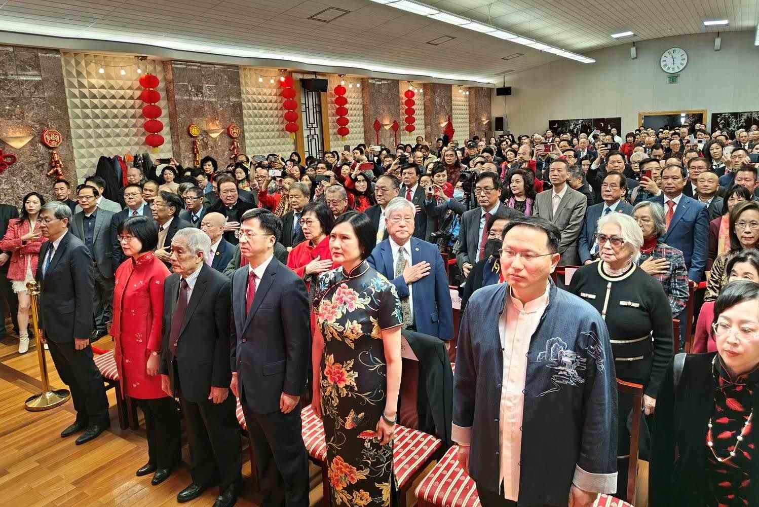 領(lǐng)區(qū)各州代表參加招待會。主辦方供圖