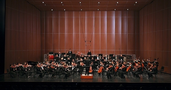 音樂(lè)會(huì)現(xiàn)場(chǎng)。學(xué)校供圖