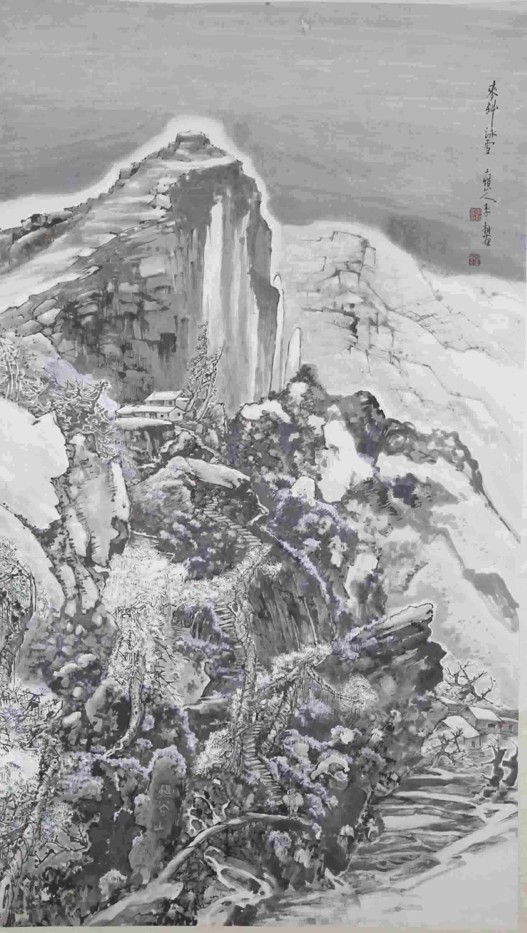 李耕畫作。(仙游縣博物館供圖)