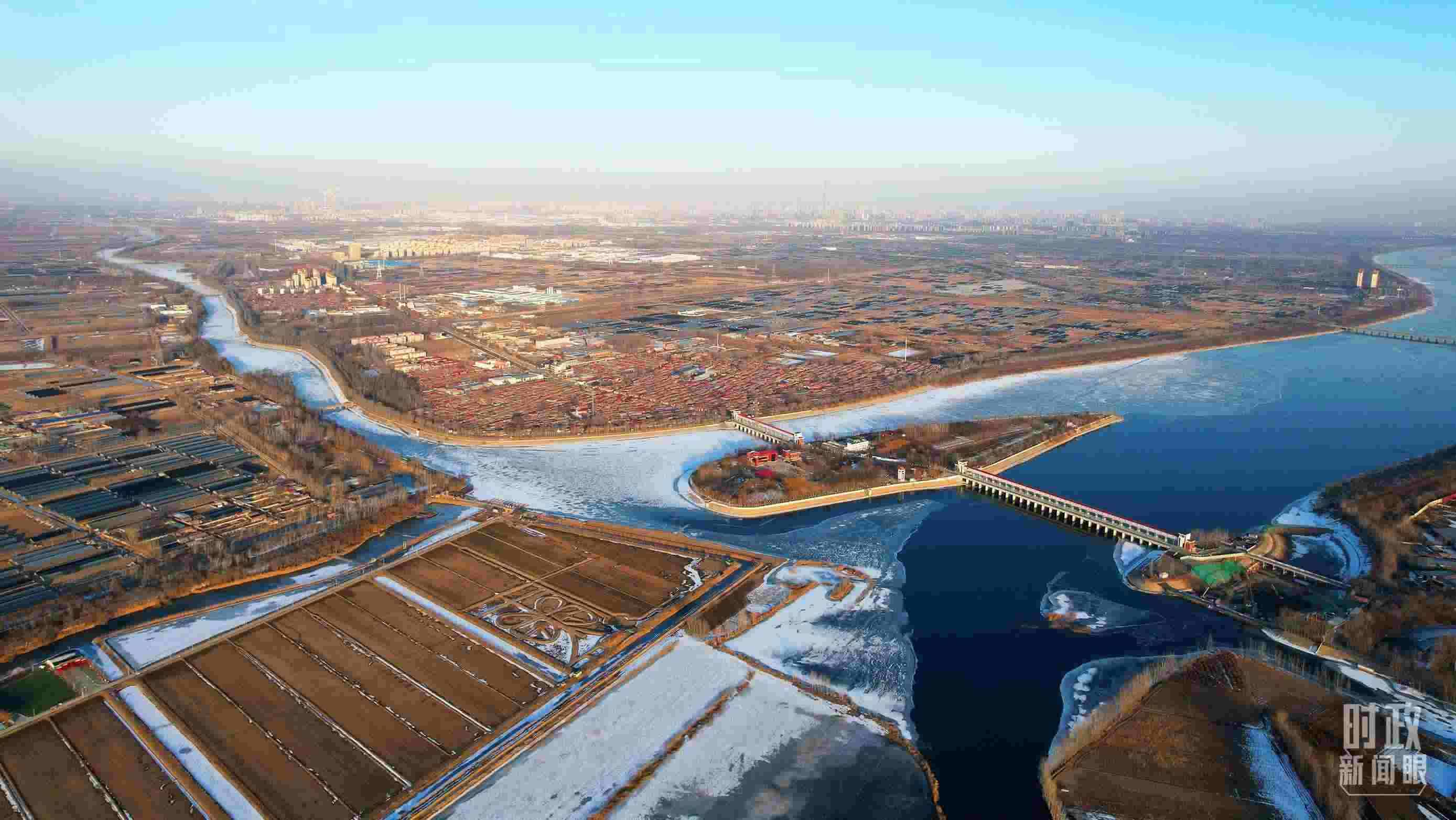 △俯瞰第六埠村。（總臺央視記者范凱拍攝）