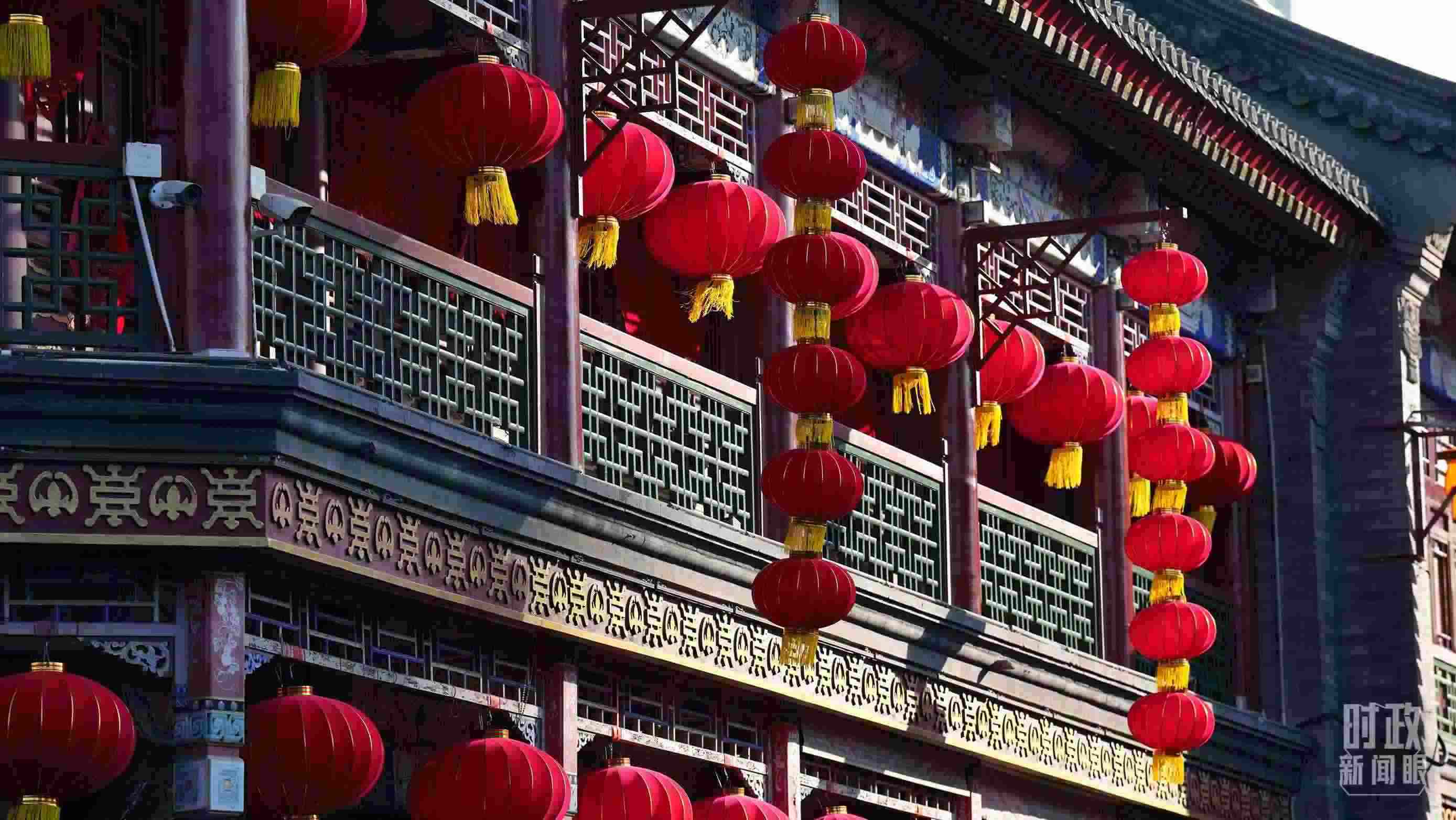 △天津古文化街。（總臺國廣記者李晉拍攝）