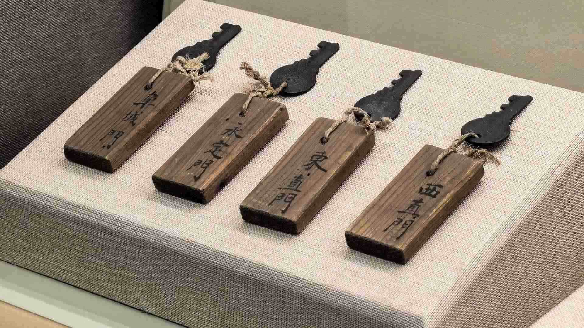 △北平城門鑰匙。（總臺央廣記者潘毅拍攝）