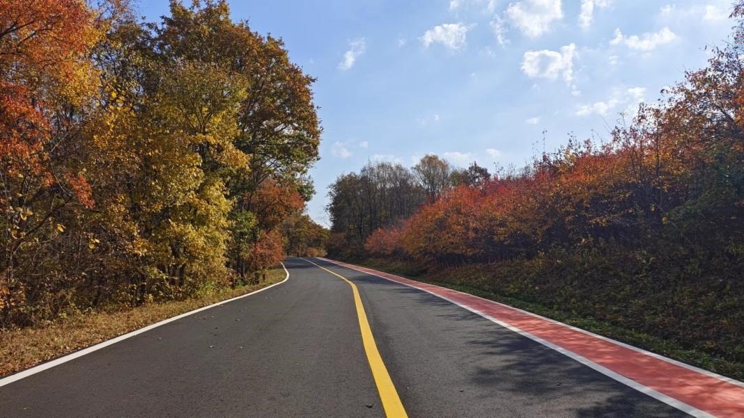 九臺區(qū)圍繞紅色文化、冰雪資源、特色民宿，進一步完善道路功能。九臺區(qū)委宣傳部供圖