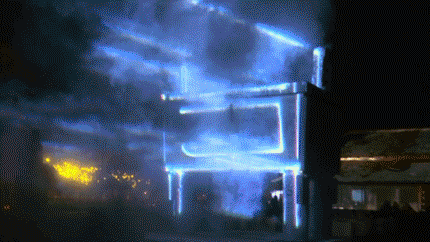 河南安陽殷墟景區(qū)舉行“點亮殷墟”夜游活動