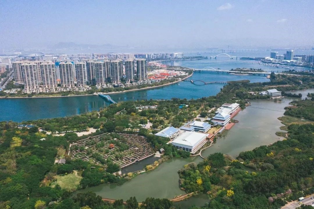 五緣灣濕地公園（人民網記者 陳博攝） 