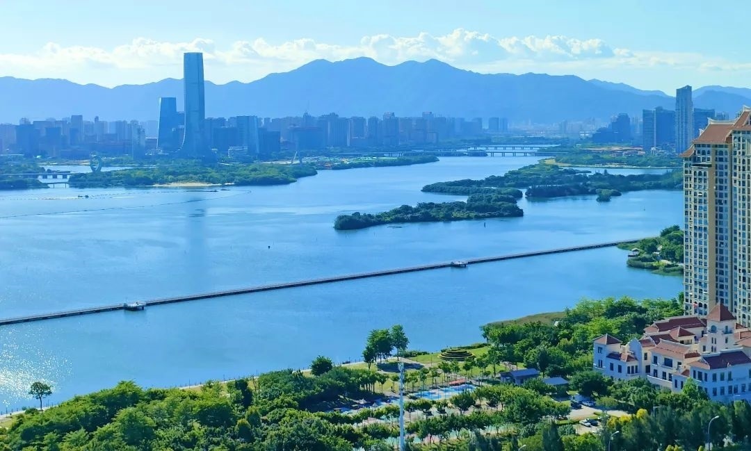 杏林灣水上自行車道（人民網記者 陳博攝）