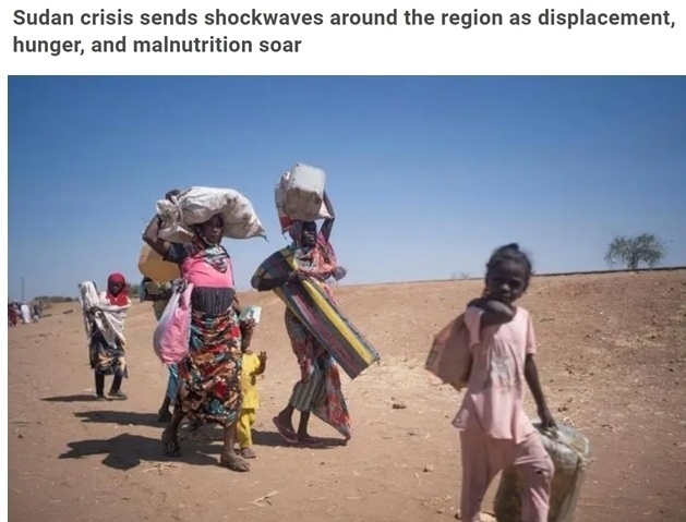 糧食危機(jī)、營養(yǎng)不良、霍亂 蘇丹人道主義危機(jī)嚴(yán)重
